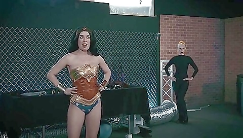 Beautiful blonde with huge tits