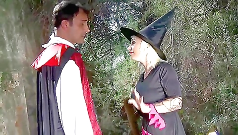 Sweet blonde fucked on a facial