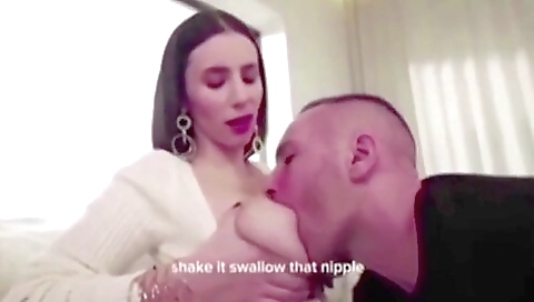 Spanish girl's tight pussy fucked in the forest