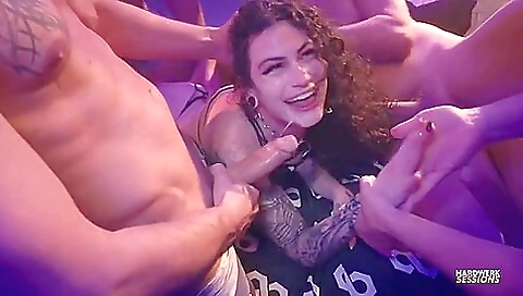 Hotest girls get into wild at